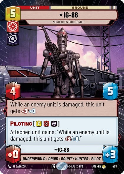 IG-88 - Murderous Phlutdroid (Hyperspace), Jump to Lightspeed 403