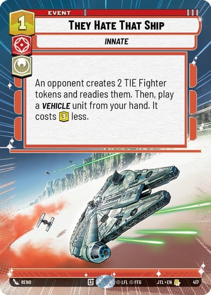 They Hate That Ship (Hyperspace), Jump to Lightspeed 417