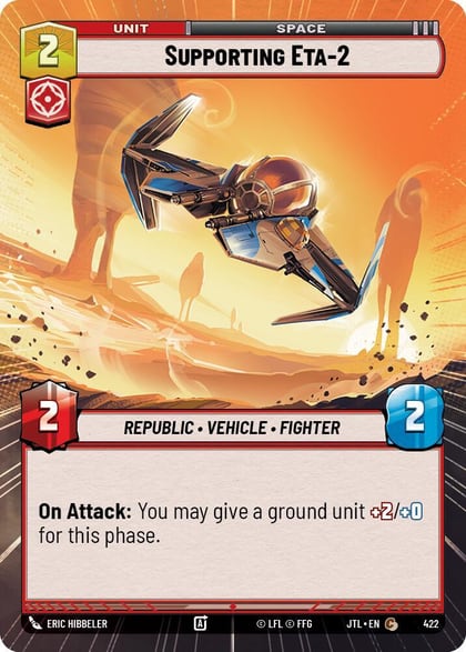 Supporting Eta-2 (Hyperspace), Jump to Lightspeed 422