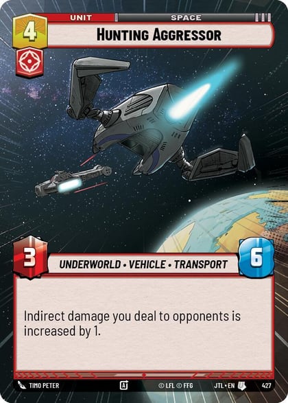 Hunting Aggressor (Hyperspace), Jump to Lightspeed 427