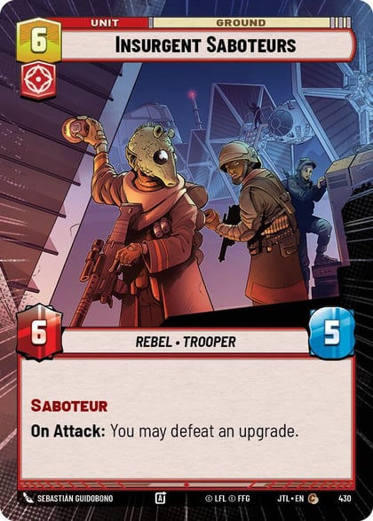 Insurgent Saboteurs (Hyperspace), Jump to Lightspeed 430