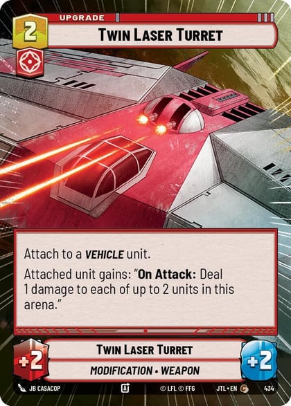 Twin Laser Turret (Hyperspace), Jump to Lightspeed 434