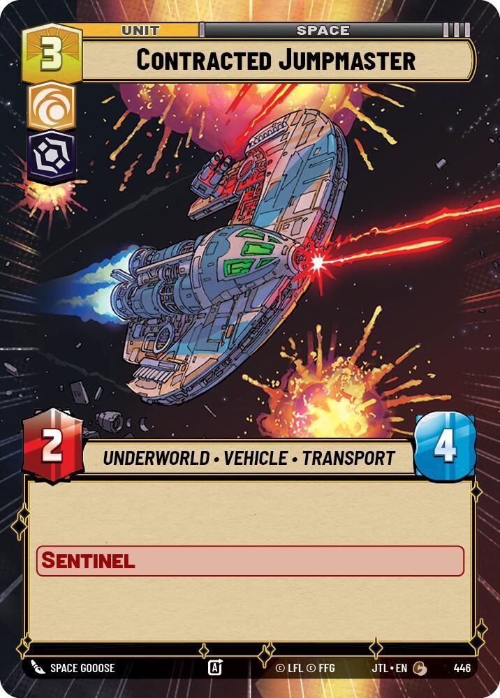Contracted Jumpmaster (Hyperspace), Jump to Lightspeed 446