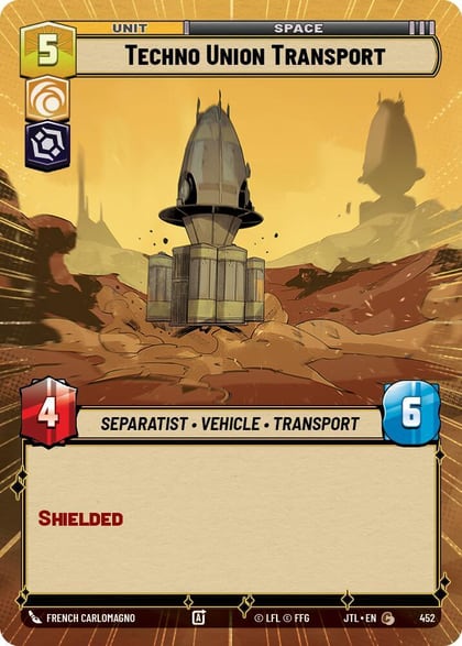 Techno Union Transport (Hyperspace), Jump to Lightspeed 452