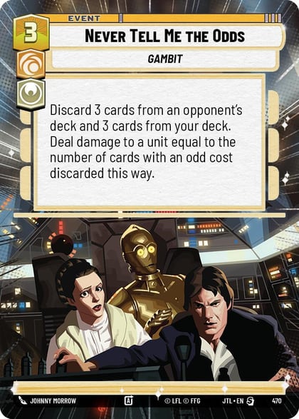 Never Tell Me the Odds (Hyperspace), Jump to Lightspeed 470