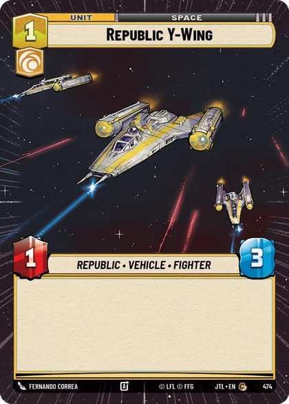 Republic Y-Wing (Hyperspace), Jump to Lightspeed 474