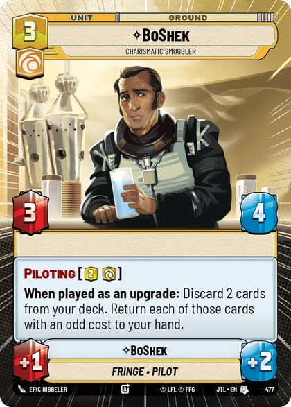 BoShek - Charismatic Smuggler (Hyperspace), Jump to Lightspeed 477