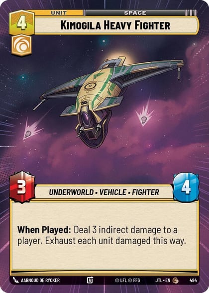 Kimogila Heavy Fighter (Hyperspace), Jump to Lightspeed 484