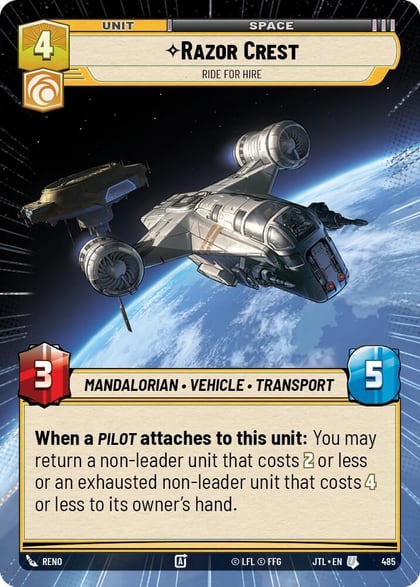 Razor Crest - Ride For Hire (Hyperspace), Jump to Lightspeed 485