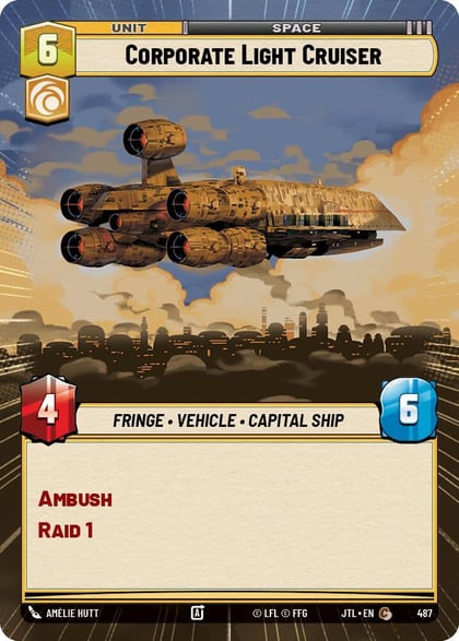 Corporate Light Cruiser (Hyperspace), Jump to Lightspeed 487