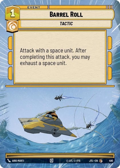 Barrel Roll (Hyperspace), Jump to Lightspeed 490