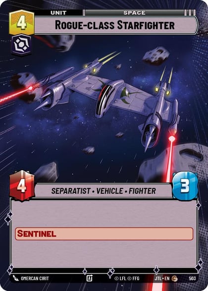 Rogue-class Starfighter (Hyperspace), Jump to Lightspeed 503