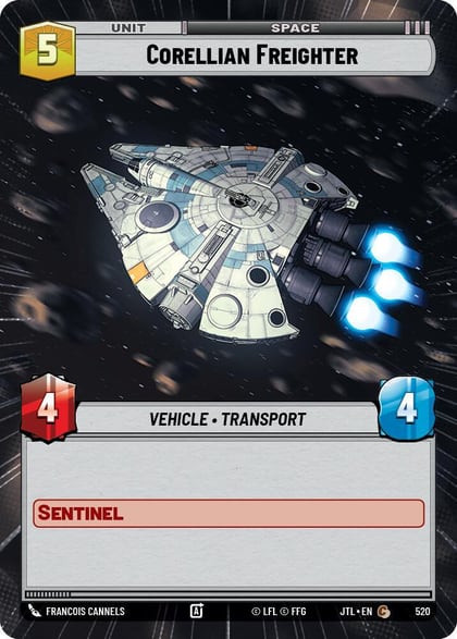 Corellian Freighter (Hyperspace), Jump to Lightspeed 520