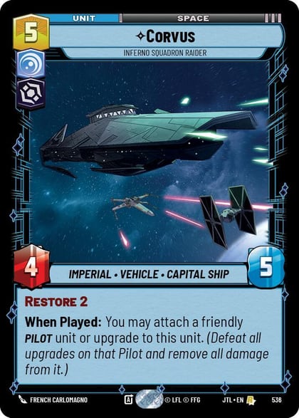 Corvus - Inferno Squadron Raider (Foil), Jump to Lightspeed 536