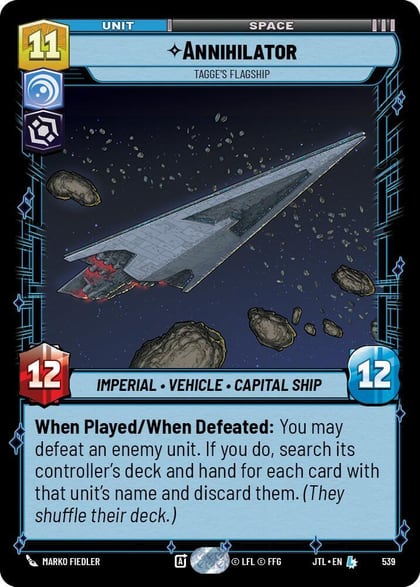Annihilator - Tagge's Flagship (Foil), Jump to Lightspeed 539