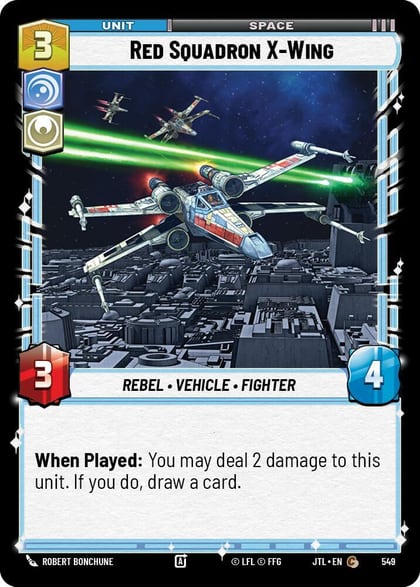 Red Squadron X-Wing (Foil), Jump to Lightspeed 549