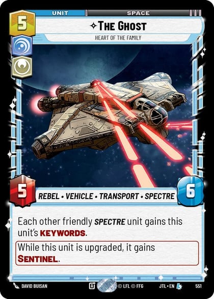 The Ghost - Heart of the Family (Foil), Jump to Lightspeed 551