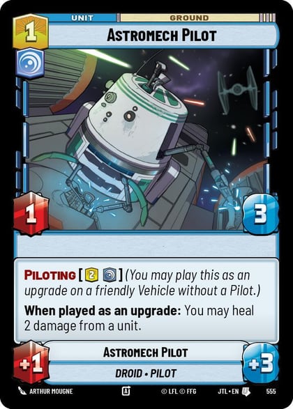 Astromech Pilot (Foil), Jump to Lightspeed 555