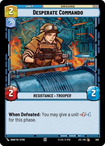 Desperate Commando (Foil), Jump to Lightspeed 558