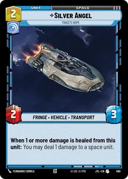 Silver Angel - Trace's Hope (Foil), Jump to Lightspeed 560