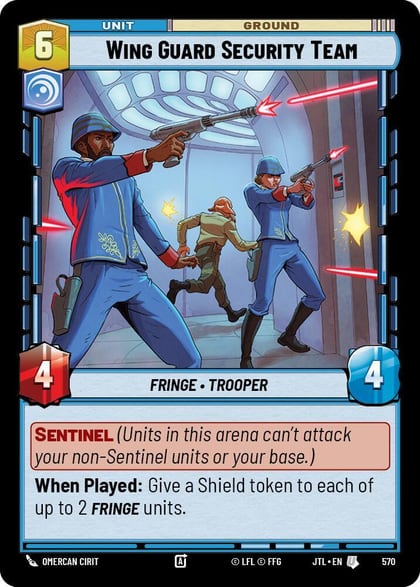Wing Guard Security Team (Foil), Jump to Lightspeed 570