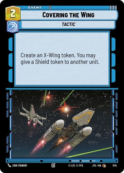 Covering the Wing (Foil), Jump to Lightspeed 574