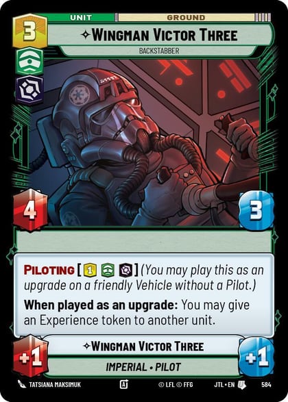 Wingman Victor Three - Backstabber (Foil), Jump to Lightspeed 584