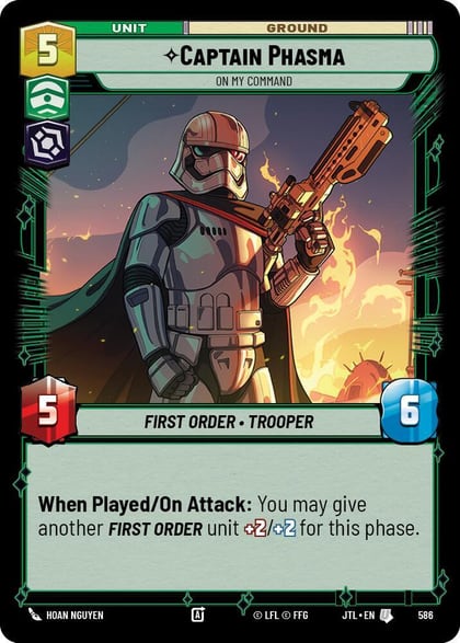 Captain Phasma - On My Command (Foil), Jump to Lightspeed 586
