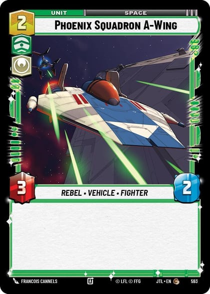 Phoenix Squadron A-Wing (Foil), Jump to Lightspeed 593
