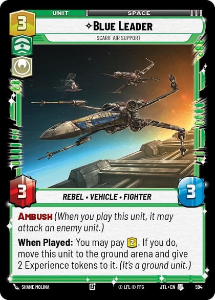Blue Leader - Scarif Air Support (Foil), Jump to Lightspeed 594