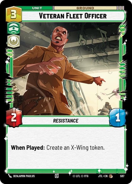 Veteran Fleet Officer (Foil), Jump to Lightspeed 597