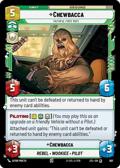 Chewbacca - Faithful First Mate (Foil), Jump to Lightspeed 601