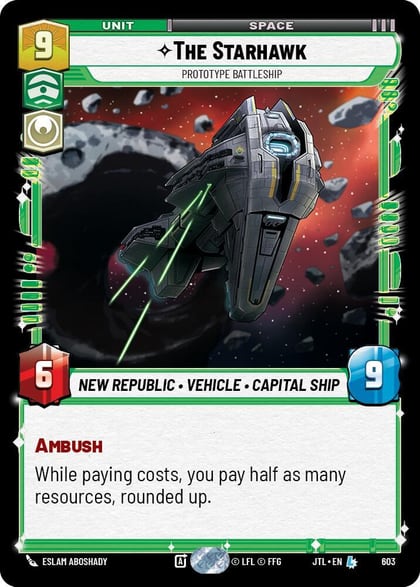 The Starhawk - Prototype Battleship (Foil), Jump to Lightspeed 603