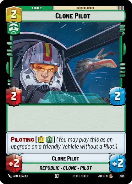 Clone Pilot (Foil), Jump to Lightspeed 606