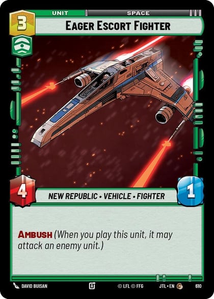 Eager Escort Fighter (Foil), Jump to Lightspeed 610
