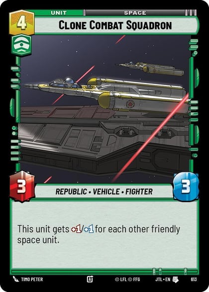 Clone Combat Squadron (Foil), Jump to Lightspeed 613