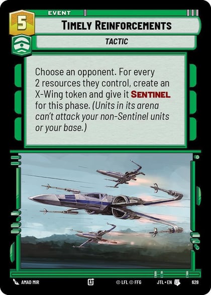 Timely Reinforcements (Foil), Jump to Lightspeed 628