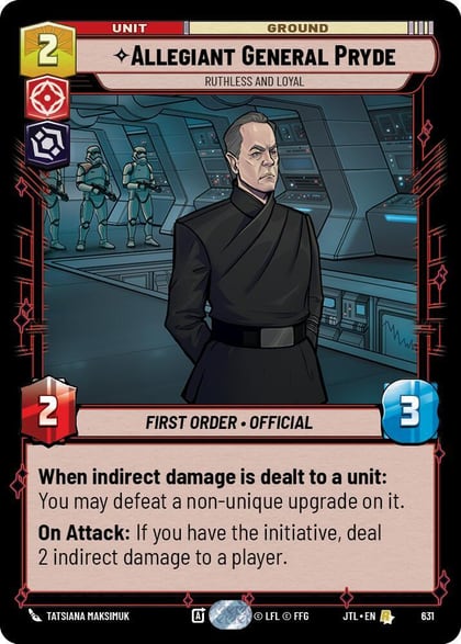 Allegiant General Pryde - Ruthless and Loyal (Foil), Jump to Lightspeed 631