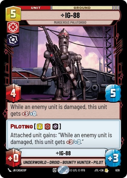 IG-88 - Murderous Phlutdroid (Foil), Jump to Lightspeed 639