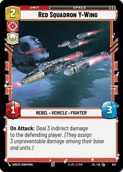 Red Squadron Y-Wing (Foil), Jump to Lightspeed 647