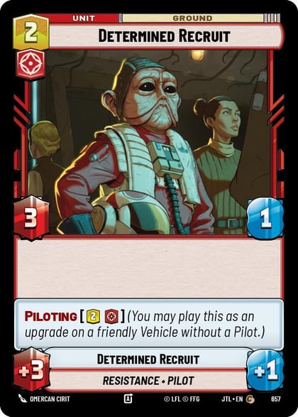 Determined Recruit (Foil), Jump to Lightspeed 657