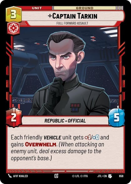 Captain Tarkin - Full Forward Assault (Foil), Jump to Lightspeed 659