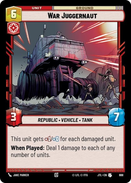 War Juggernaut (Foil), Jump to Lightspeed 668
