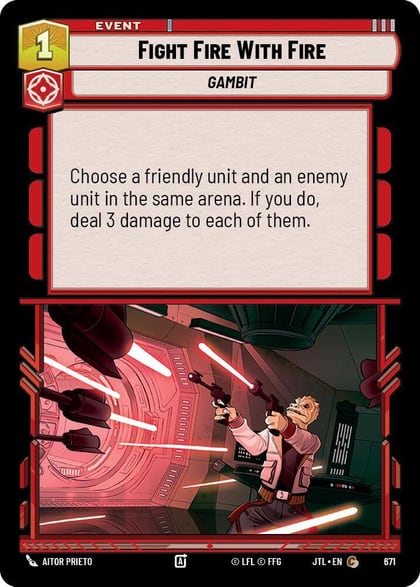 Fight Fire With Fire (Foil), Jump to Lightspeed 671