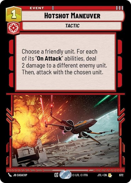 Hotshot Maneuver (Foil), Jump to Lightspeed 672