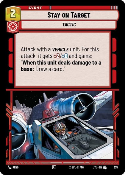 Stay on Target (Foil), Jump to Lightspeed 675