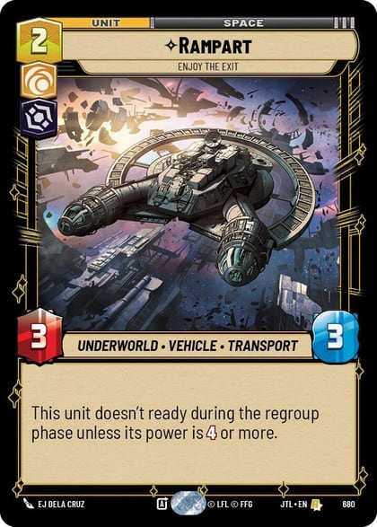 Rampart - Enjoy the Exit (Foil), Jump to Lightspeed 680