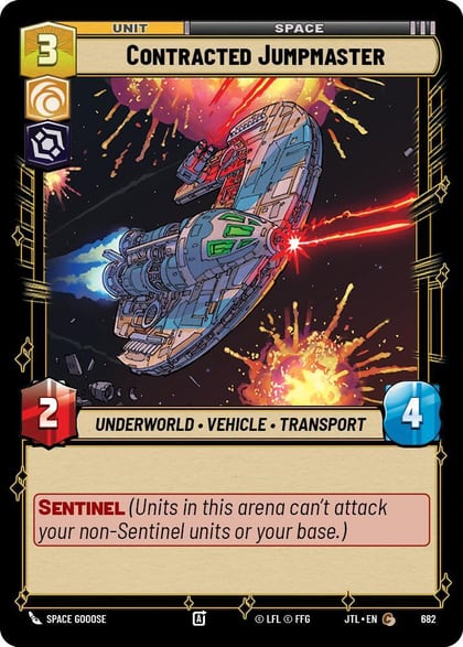 Contracted Jumpmaster (Foil), Jump to Lightspeed 682