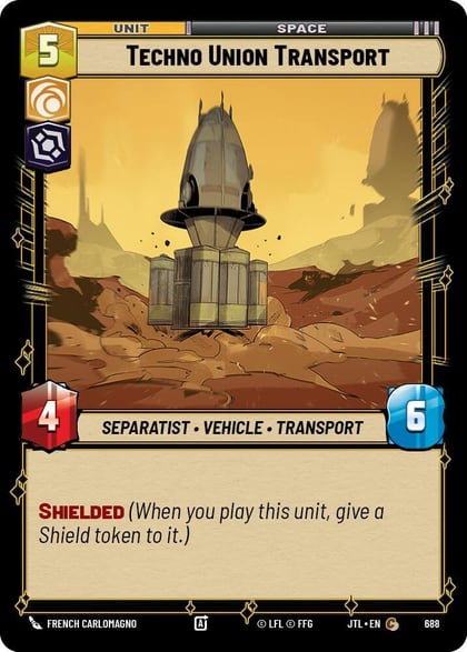 Techno Union Transport (Foil), Jump to Lightspeed 688