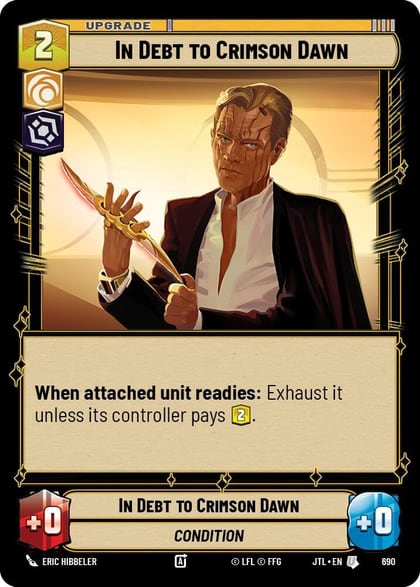 In Debt to Crimson Dawn (Foil), Jump to Lightspeed 690